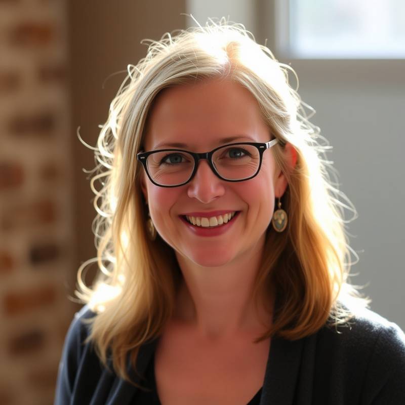 Portretfoto van Iris van Dijk, een docente met een focus op script schrijven.