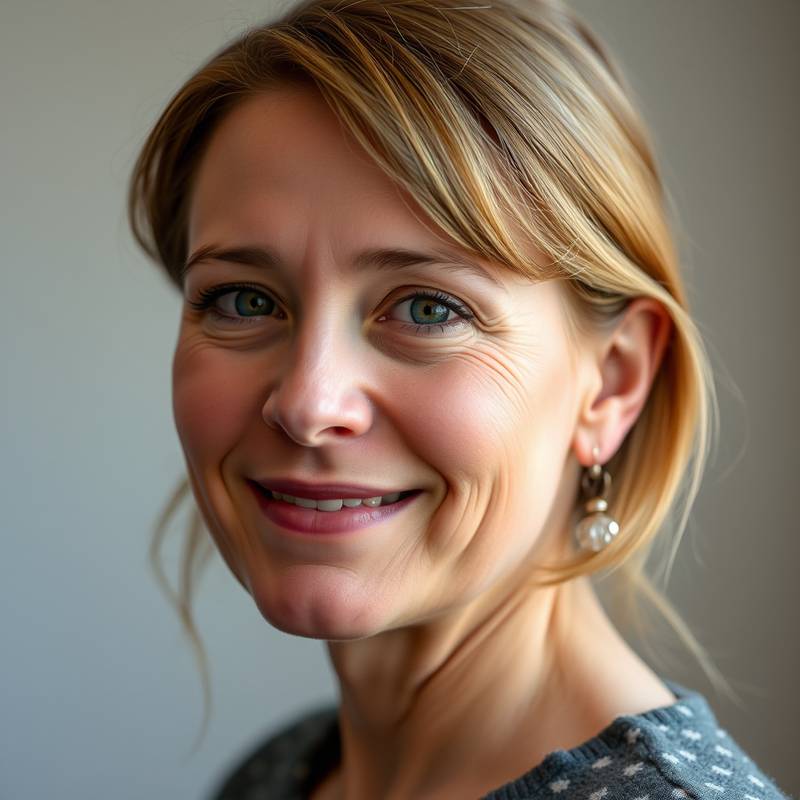 Portretfoto van Lieke Smit, toneeldocent.